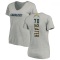 Women's Rashawn Slater Name & Number Slim Fit V-Neck T-ShirtHeather - Gray