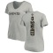 Women's Rashid Shaheed Backer V-Neck T-Shirt - Ash