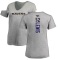 Women's Ray Lewis Backer V-Neck T-Shirt - Ash