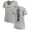 Women's Rayshawn Jenkins Backer V-Neck T-Shirt - Ash