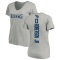 Women's Reggie Roberson Jr. Backer V-Neck T-Shirt - Ash