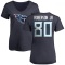 Women's Reggie Roberson Jr. Name & Number Slim Fit T-Shirt - Navy