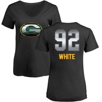 Women's Reggie White Midnight Mascot T-Shirt - Black
