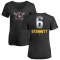 Women's Rennie Stennett Midnight Mascot V-Neck T-Shirt - Black