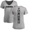Women's Richie Incognito Backer V-Neck T-Shirt - Ash
