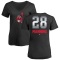Women's Rick Manning Midnight Mascot V-Neck T-Shirt - Black