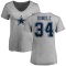 Women's Rico Dowdle Name & Number T-Shirt - Ash