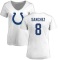 Women's Rigoberto Sanchez Name & Number Slim Fit T-Shirt - White