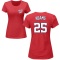 Women's Riley Adams Name & Number T-Shirt - Red