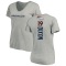Women's Riley Dixon Backer V-Neck T-Shirt - Ash