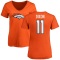 Women's Riley Dixon Name & Number Slim Fit T-Shirt - Orange