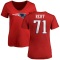 Women's Riley Reiff Name & Number Slim Fit T-Shirt - Red