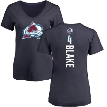 Women's Rob Blake Backer T-Shirt - Navy