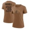 Women's Robert Rochell Legend 2023 Salute To Service Performance T-Shirt - Brown