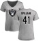 Women's Robert Spillane Name & Number Slim Fit T-Shirt - Ash