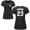 Women's Robin Ventura Name & Number T-Shirt - Black