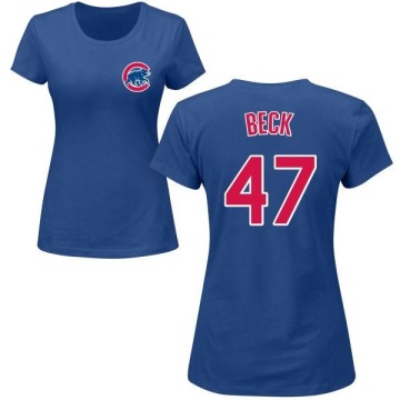 Women's Rod Beck Name & Number T-Shirt - Royal