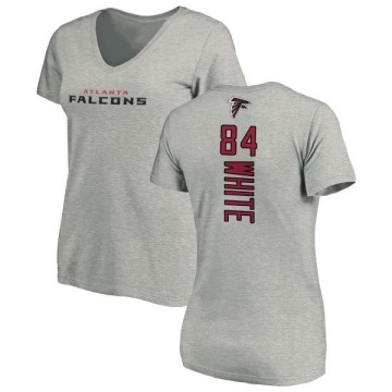 Women's Roddy White Backer V-Neck T-Shirt - Ash