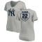 Women's Roger Clemens RBI Slim Fit V-Neck T-Shirt - Heathered Gray