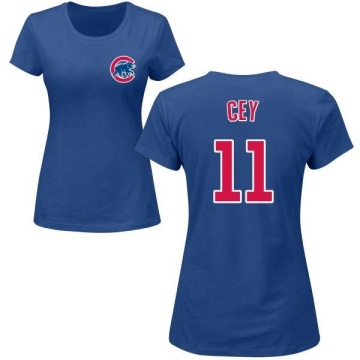 Women's Ron Cey Name & Number T-Shirt - Royal