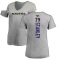Women's Ronnie Stanley Backer V-Neck T-Shirt - Ash