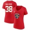 Women's Rudolfs Balcers 2023 Stanley Cup Final Name & Number V-Neck T-Shirt - Red
