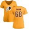 Women's Russ Grimm Name & Number Slim Fit T-Shirt - Gold