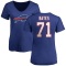 Women's Ryan Bates Name & Number Slim Fit T-Shirt - Royal