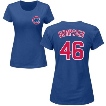 Women's Ryan Dempster Name & Number T-Shirt - Royal