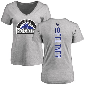 Women's Ryan Feltner Backer Slim Fit T-Shirt - Ash