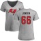 Women's Ryan Jensen Name & Number Slim Fit T-Shirt - Ash