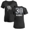 Women's Ryan Klesko Midnight Mascot V-Neck T-Shirt - Black