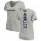 Women's Ryan Mallett Backer V-Neck T-Shirt - Ash