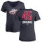 Women's Ryan O'Rourke Name and Number Banner Wave V-Neck T-Shirt - Navy