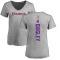 Women's Ryan Quigley Backer V-Neck T-Shirt - Ash
