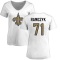 Women's Ryan Ramczyk Name & Number Slim Fit T-Shirt - White