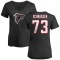 Women's Ryan Schraeder Name & Number Slim Fit T-Shirt - Black