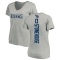Women's Ryan Stonehouse Backer V-Neck T-Shirt - Ash