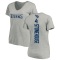Women's Ryan Stonehouse Backer V-Neck T-Shirt - Ash