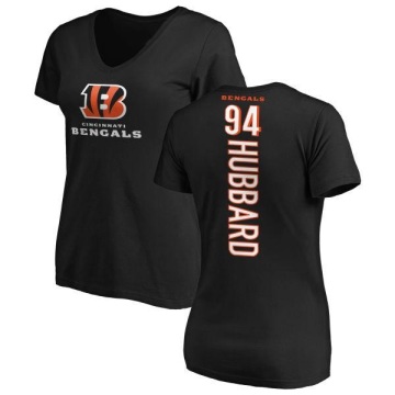 Women's Sam Hubbard Backer Slim Fit T-Shirt - Black