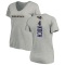 Women's Sam Koch Backer V-Neck T-Shirt - Ash