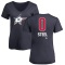 Women's Sam Steel Name and Number Banner Wave V-Neck T-Shirt - Navy