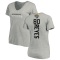 Women's Sammis Reyes Backer V-Neck T-Shirt - Ash