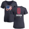 Women's Samuel Ersson Name and Number Banner Wave V-Neck T-Shirt - Navy
