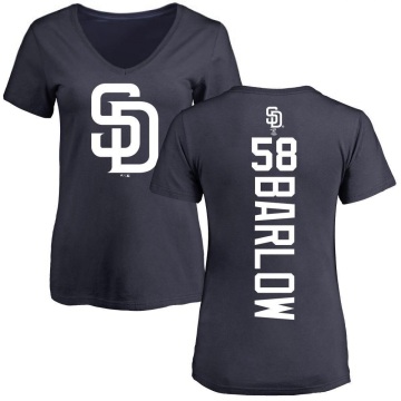 Women's Scott Barlow Backer Slim Fit T-Shirt - Navy