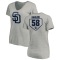 Women's Scott Barlow RBI Slim Fit V-Neck T-Shirt - Heathered Gray