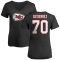 Women's Sebastian Gutierrez Name & Number Slim Fit T-Shirt - Black