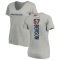 Women's Seth Benson Backer V-Neck T-Shirt - Ash