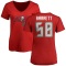 Women's Shaquil Barrett Name & Number Slim Fit T-Shirt - Red