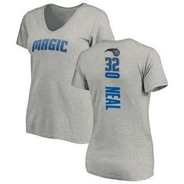 Women's Shaquille O'Neal Backer T-Shirt - Ash